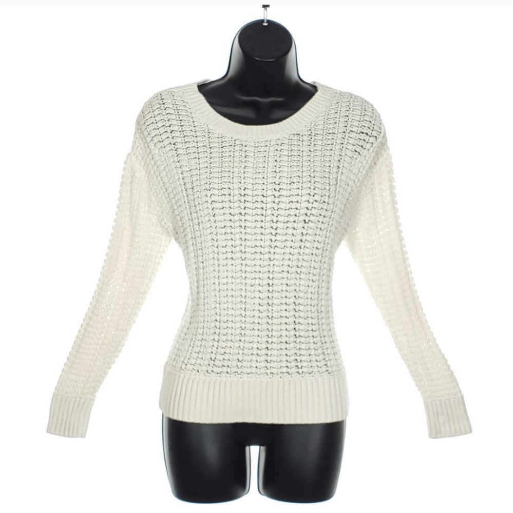 Calvin Klein Cream Colored - Semi Fitted Sweater